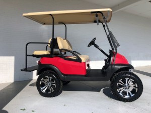 Used Golf Carts For Sale in SC Red Lifted 02